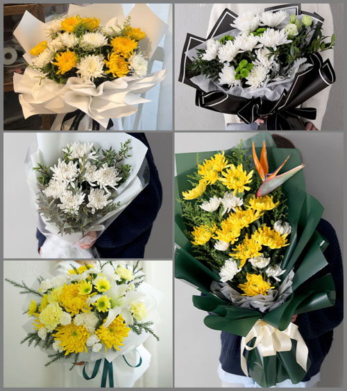 湖北武汉市新洲区辛冲镇白事花束代送